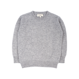 Boy - Cashmere Round Neck Jumper with Elbow Patches