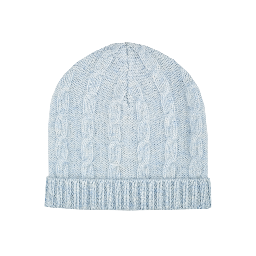 Baby Unisex - Peyton 100% Cashmere Cable Knit Hat