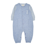 Baby Boy - Alberto 100% Cashmere Romper with Pacifier Holder