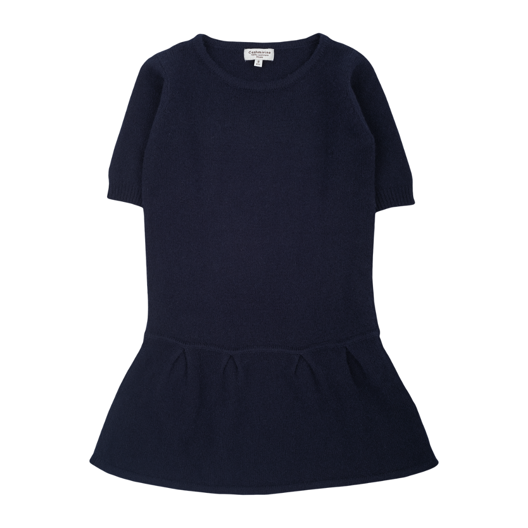 Girl - Cashmere Drop Waist Dress - 12 years