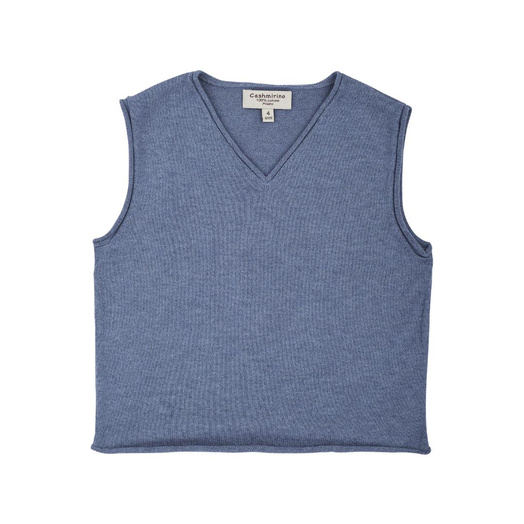 Boy - Cotton V-Neck Slipover