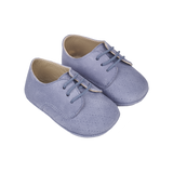 Baby Boy - Danny Suede Crawling Shoes With Diamond Cut Out Detail