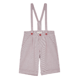 Boy - Oscar 100% Cotton Bermuda Shorts with Braces