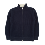 Boy - Emanuele 100% Cashmere High Neck Cardigan