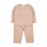 Baby Girl - Sevilla Royal Alpaca Jumper & Trouser Set – Hand-Embroidered, 2-Piece