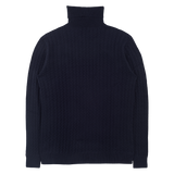 Men - 100% Premium Cashmere Cable Knit Roll Neck Jumper