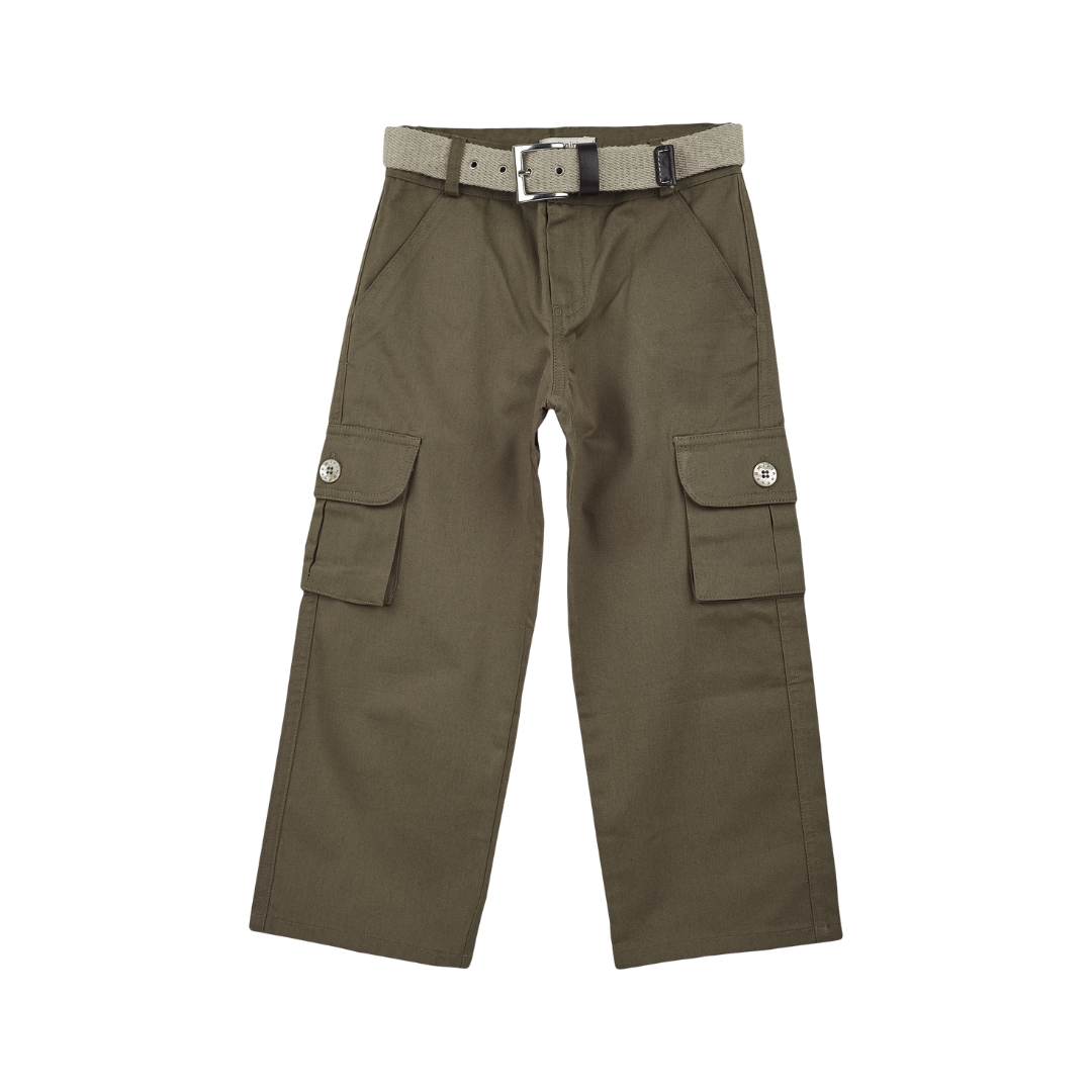 Boy - Cotton Cargo Trousers