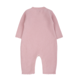 Baby Girl - 100% Cashmere Reverse Knitted Romper