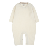 Baby Girl - 100% Cashmere Reverse Knitted Romper