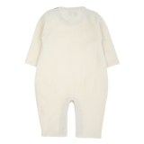 Baby Girl - 100% Cashmere Reverse Knitted Romper