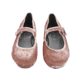 Ava Girl – Velvet Mary Janes with Buckled Strap