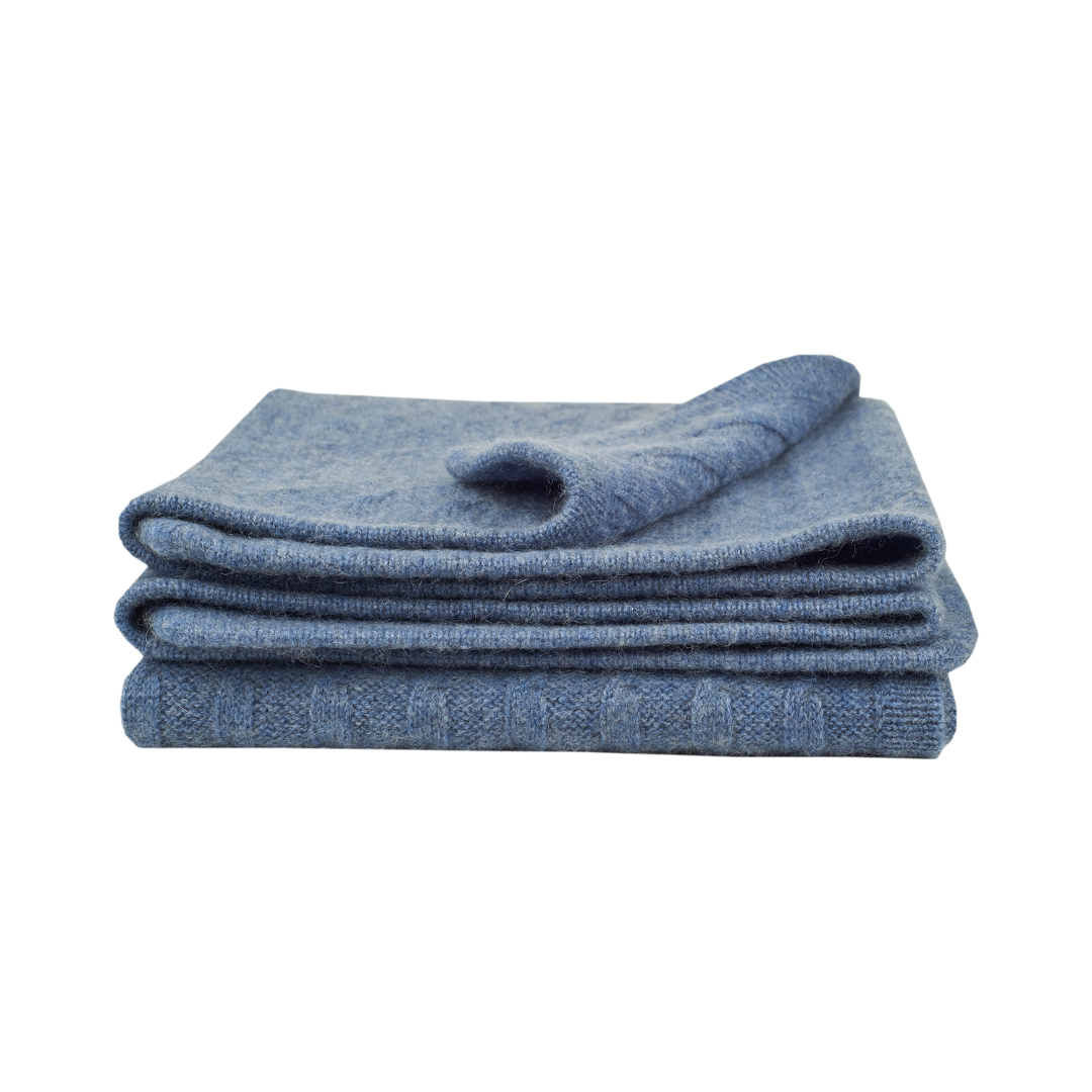 Boy - Peyton 100% Cashmere Cable Knit Blanket