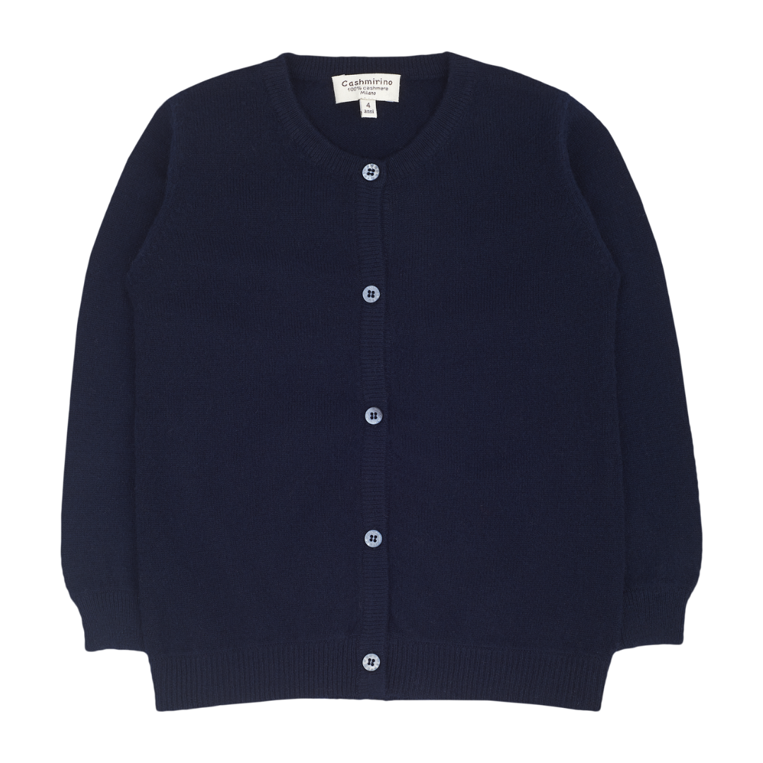 Girl - Sofi 100% Cashmere Everyday Cardigan 2 to 6 Years in Neutral Colours