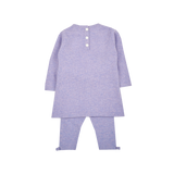 Baby Girl - Cashmere Blend Tunic & Leggings Set – with Belt Detail