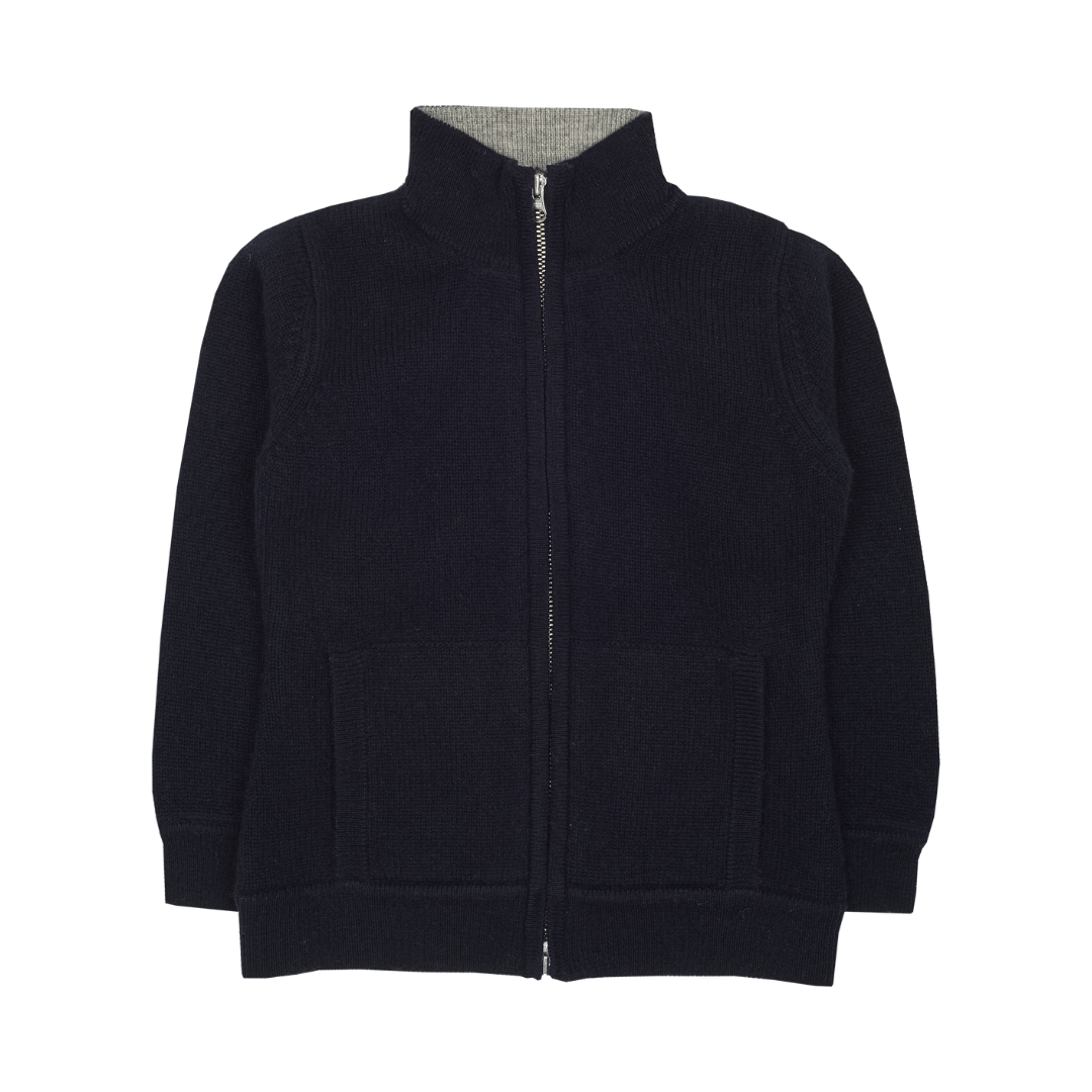 Girl - Frida 100% Cashmere High Neck Cardigan