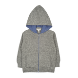 Boy - Manu 100% Cashmere Cardigan Hoodie with Elbow Patches