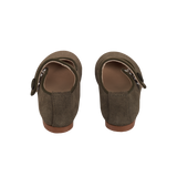 Girl - Zava Suede Ballerina Shoes in Neutral Colours