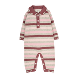 Baby Girl - Cashmere Blend Long-Sleeve Romper
