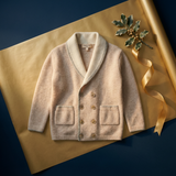 Boy - Nat 100% Cashmere Double Breasted V-Neck Blazer