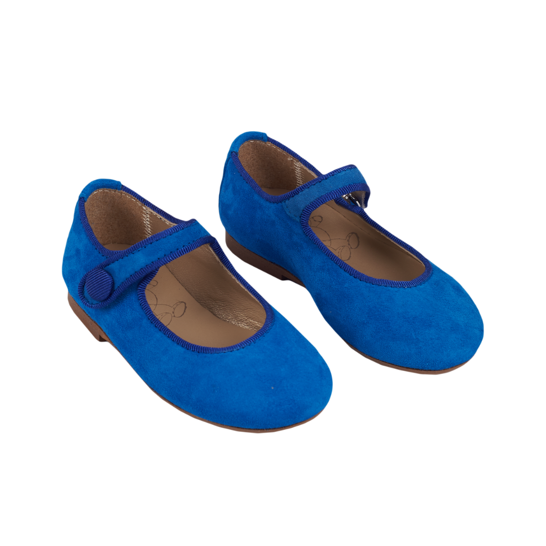 Girl - Lily Rose Suede Ballerina Shoes