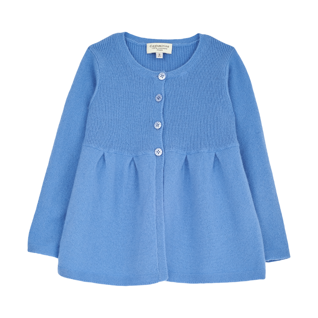 Girl - Neni 100% Cashmere Cardigan with Gathered Waist