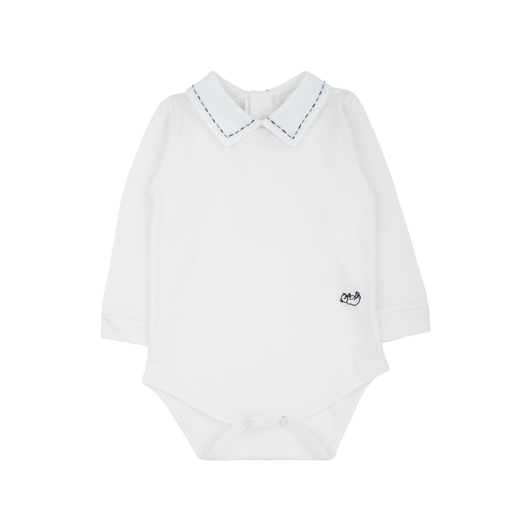 Baby Boy - Alessandro Pima Cotton Long Sleeve Bodysuit