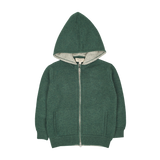 Boy - Manu 100% Cashmere Cardigan Hoodie with Elbow Patches