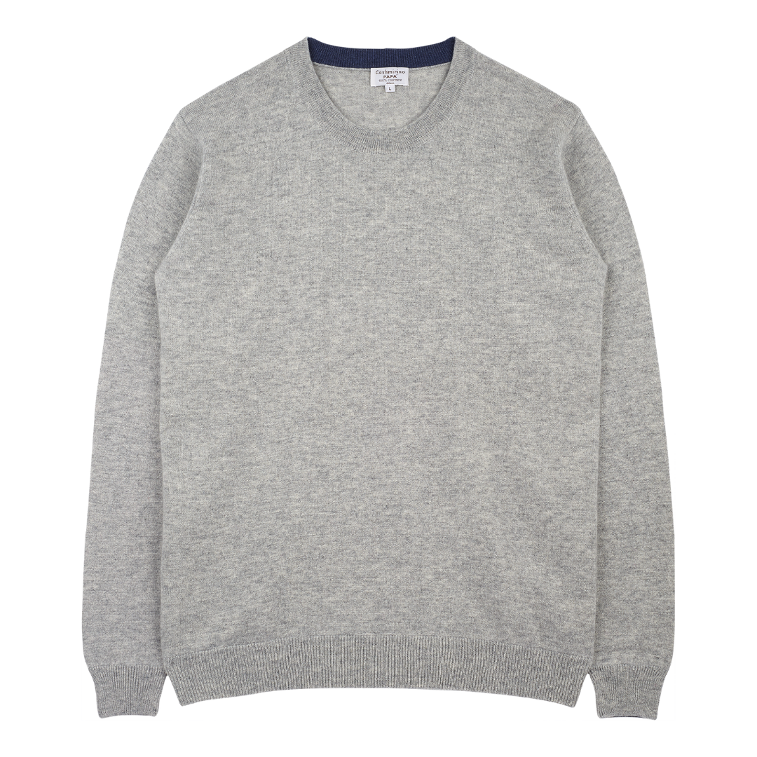 Men - Nico 100% Premium Cashmere Crew Neck Jumper