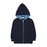 Boy - Manu 100% Cashmere Cardigan Hoodie with Elbow Patches