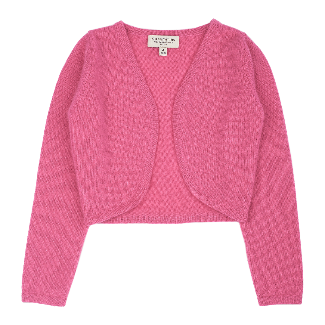 Girl - Carmen 100% Cashmere Open Deep V-Neck Shrug