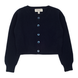 Girl - Silvie 100% Lightweight Cashmere Shrug with Round Neck and Long Sleeves