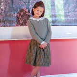 Girl - Agatha Liberty Print Skirt – Peacock Design