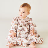 Baby Girl - Amrita Set –  with Matching Bloomers in Liberty Jungle Parade Print