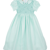 Girl - Rosina Hand-Embroidered Silk Chiffon Dress