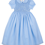 Girl - Rosina Hand-Embroidered Silk Chiffon Dress