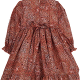 Girl - Micaela Liberty Leopard Print Smocked Dress