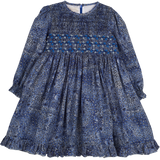 Girl - Micaela Liberty Leopard Print Smocked Dress