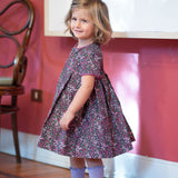 Girl - Arabella Floral Corduroy Dress
