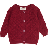 Baby Girl - Esme 100% Cashmere Cardigan with Diamond Pattern