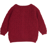 Baby Girl - Esme 100% Cashmere Cardigan with Diamond Pattern