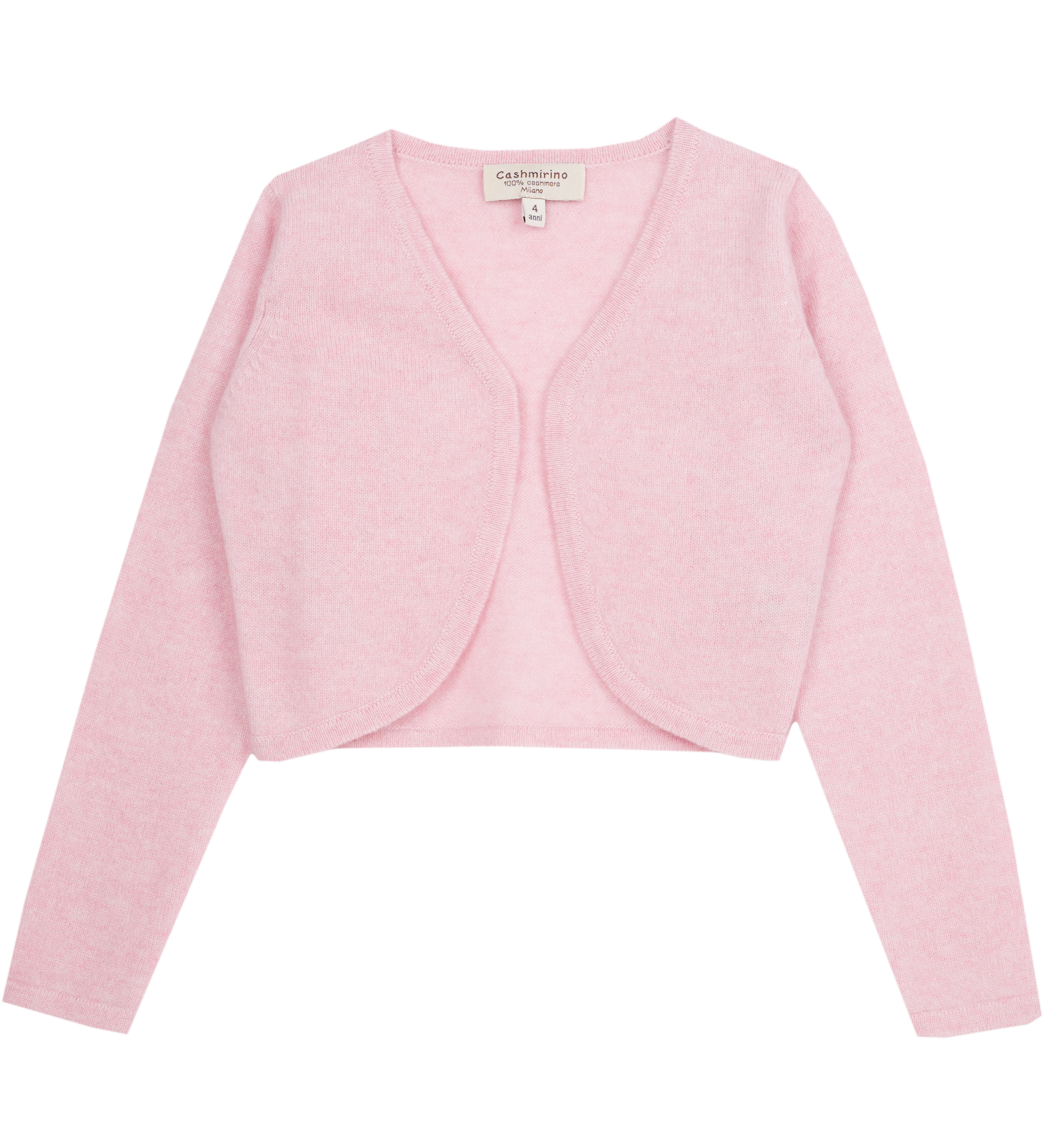 Girl - Carmen 100% Cashmere Open Deep V-Neck Shrug