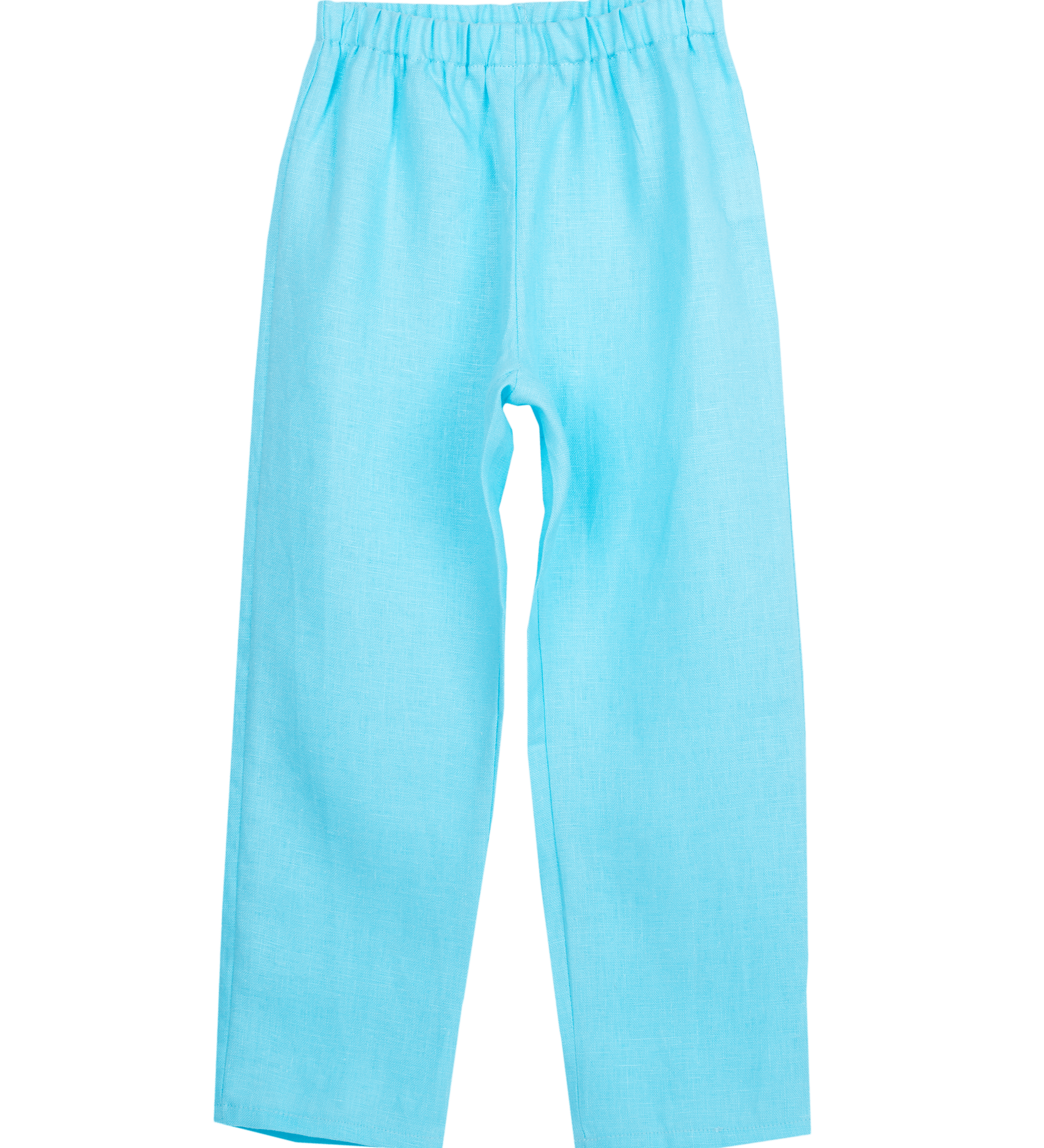 Girl - Daphne 100% Linen Pull-On Trousers With Heart Back Pocket