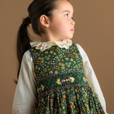 Girl - Aurelia Cotton Poplin Blouse | Hand-Embroidered Flowers