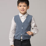 Boy - Benjamin 100% Sleeveless Cashmere Cardigan with Pocket