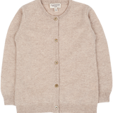 Teen Girl - Sofi 100% Cashmere Crew Neck Everyday Cardigan (14-16 Years)