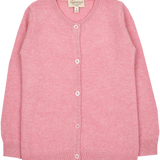 Teen Girl - Sofi 100% Cashmere Crew Neck Everyday Cardigan (14-16 Years)