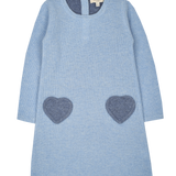 Baby Girl - Maya 100% Cashmere Knee Length Dress