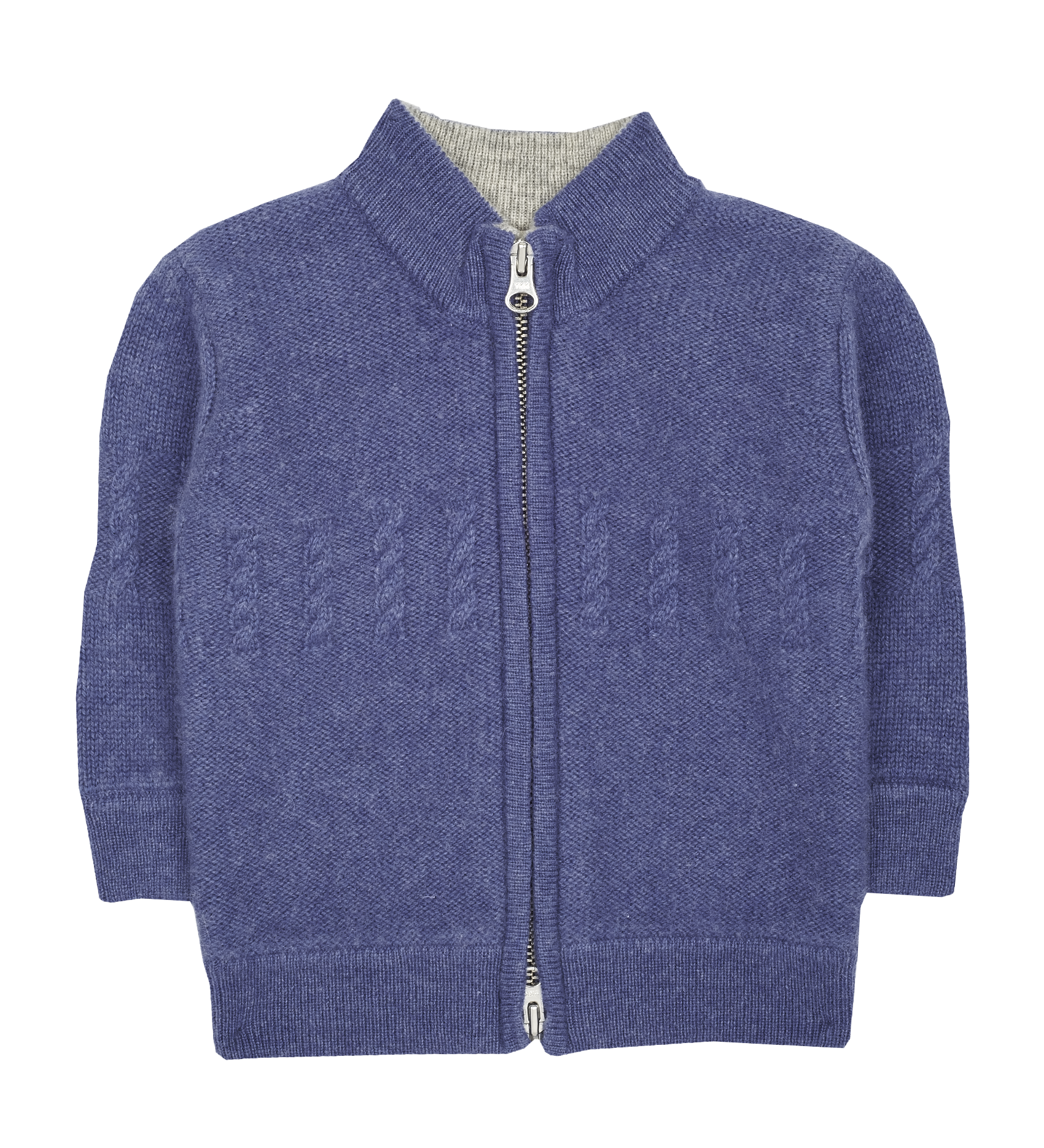 Baby Boy - Emanuele 100% Cashmere High Neck Cardigan