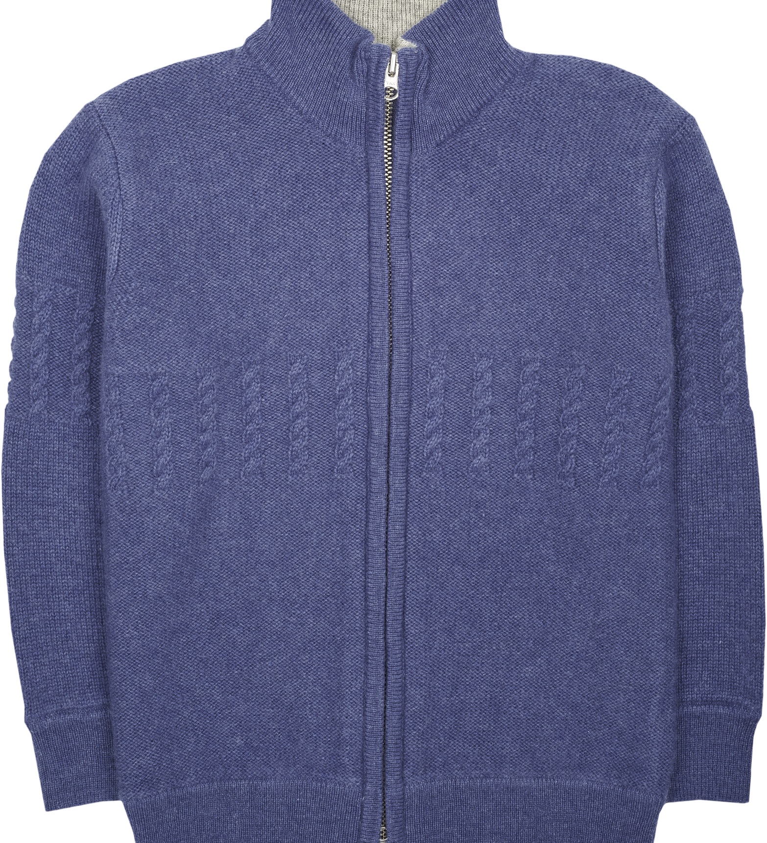 Boy - Emanuele 100% Cashmere High Neck Cardigan
