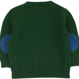 Baby Boy - Nico Jumper – 100% Lightweight Cashmere with Elbow Patches